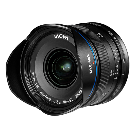 Laowa 7,5 mm f/2 pro MFT černá odlehčená verze pro dron + dárek UV filtr zdarma